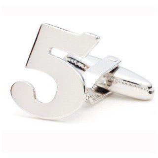 Number Cufflink Set 5 and 6 Jewelry 
