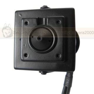 600 TVL High Resolution Mini Spy Camera 2.5mm Wide Angle Lens