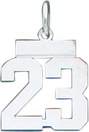 Sterling Silver Small Number 12 Charm Jewelry 