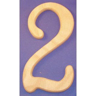 Wood Number 10 Inch Number 2   