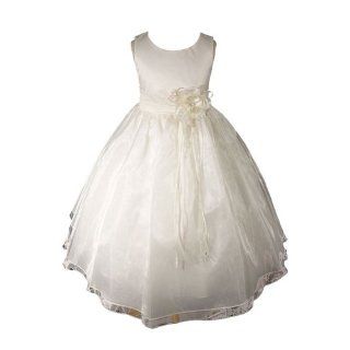 AMJ Dresses Inc Ivory Princess Flower Girl Wedding Dress