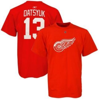  Red Wings Pavel Datsyuk Name and Number T Shirt