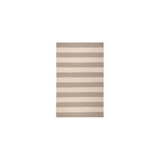 Frontier Gray Striped Rug Rug Size Runner 26 x 8