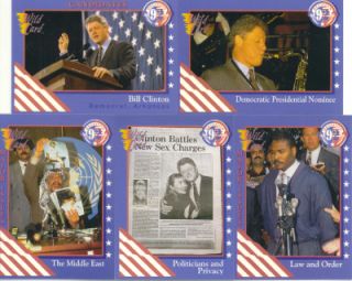 Decision 92 Election Day 1992 Card Set Bill Clinton George Bush Ross