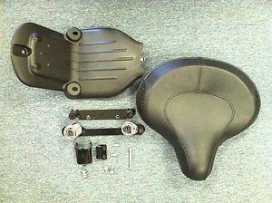 Harley Davidson Crossbones Solo Spring Seat with Brackets and Frame