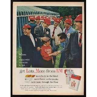 1963 L&M Cigarette Class Of 1949 Reunion Print Ad (8941