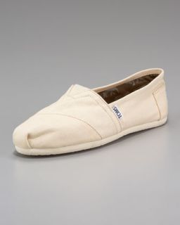 TOMS Classic Canvas Slip On, Natural   