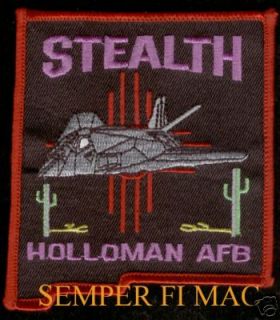 Holloman AFB F 117 Stealth Home Base Patch US Air Force