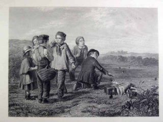  engraving from the original painting by w hemsley printed by