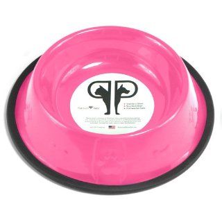 Platinum Pets 6.25 Cup Bubblegum Pink Stainless Steel
