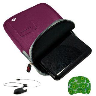 Purple Vertical Neoprene Laptop Sleeve for Asus 12.1 inch