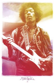 Jimi Hendrix Legendary Rock Music Poster
