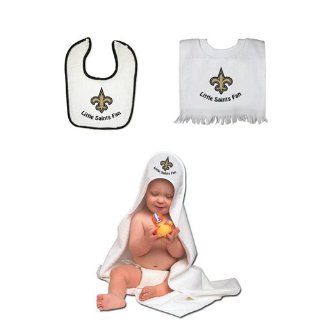 BSS   New Orleans Saints NFL Toddler Bib and Bath Set (3