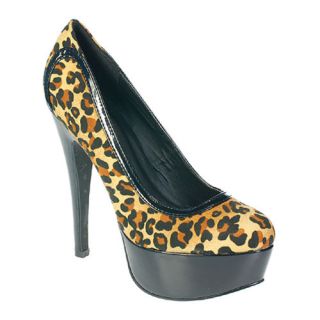 New Sexy Womens Cute Classic Heels Pumps Penelope Leopard Print Size