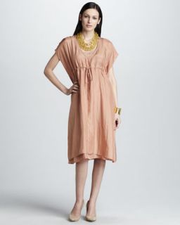Donna Karan Sequined Cashmere Silk Dress   