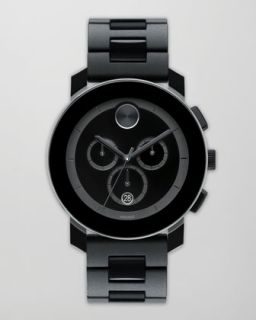 43.5mm Bold Chronograph Watch, Black