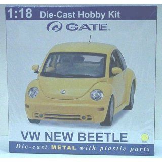 Gate Die Cast Yellow VW Beetle With Plastic Pieces Kit 1