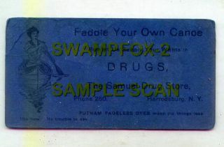  Putnam Fadeless Dyes The Samuel Drug Store Harrodsburg NY