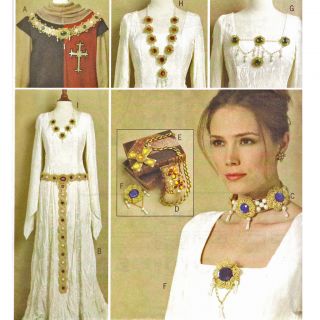 Historical Costume Jewelry Pattern Butterick B5508 New