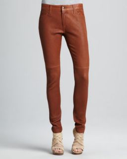 Koral Skinny Brown Tinted Colorblock Jeans   