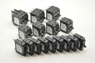 Heinemann 3 Pole 2 Pole and 1 Pole Panel Mount Circuit Breakers Lot of