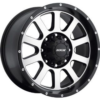 MKW Offroad M86 20 Black Machined Wheel / Rim 8x170 with a 10mm Offset