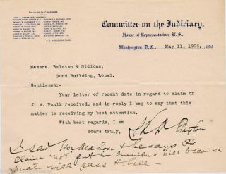 Henry de Lamar Clayton Autograph Signed Letter 1850s
