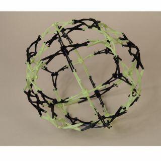 Hoberman Expanding Mini Sphere Toy Firefly Glow in The