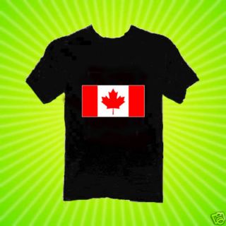 Canadian Flag T Shirt New 8 Sizes 2 Colors