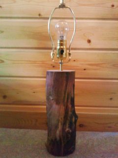  PRICE* ASPEN LAMP RUSTIC LOG FURNITURE LODGE DECOR HOME CABIN WOOD