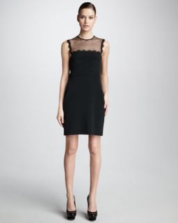 Phoebe Couture Lace Top Silk Dress   