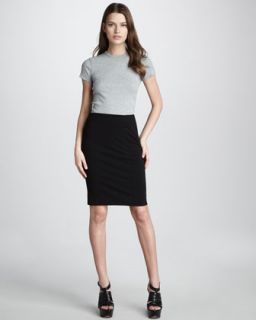 Diane von Furstenberg Koto Jersey Pencil Skirt, Black   
