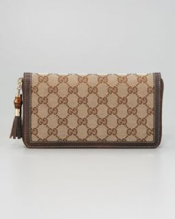 Gucci Large Tassel Zip Around Wallet   