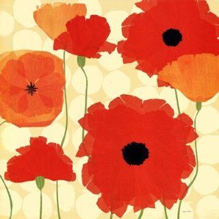 California Poppies and Dots Finest LAMINATED Print Susy