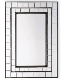 Antiqued Pewter Mirror   