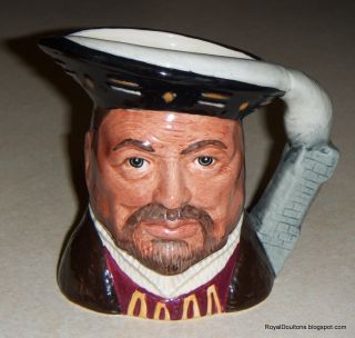 Henry The 8th Character Toby Jug D6647 by Royal Doulton Henry VIII