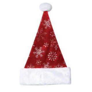 Santas Best Snowflake Santa HAT 17, Red Velvet with
