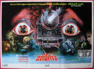 Terror Train Jamie Lee Curtis Thai Horror Poster 1980