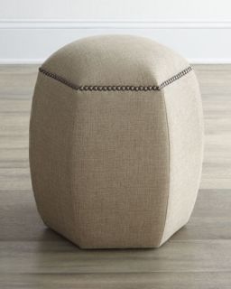 Lexie Hexagon Ottoman   