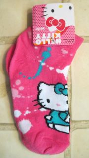 Girls Hello Kitty Socks Pattern Size Choice New