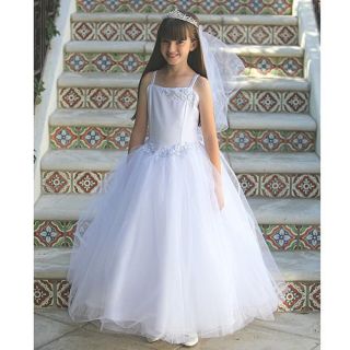  Sparkle Tulle First Communion Dress Set 7 18 Angels Garment Clothing