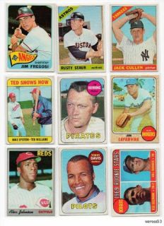 161 Card Vintage Superstar Lot 39 83 Hubbell Rose More VG EX Uniform