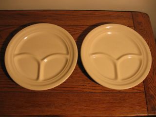 Homer Laughlin Heavy China 3 Sectioned Divided 9 1 2 Grill Plate
