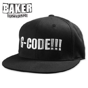 Baker Skateboards Bryan Herman G Code Fitted Hat Size 7