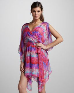 T5Y5D Gottex Esthera Tie Waist Coverup Caftan