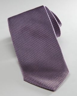 Armani Collezioni Striped Silk Tie, Blue/Gray   