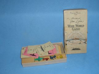 Vtg Playing Pieces for Hendrik Van Loon’s Wide World Game