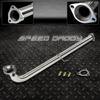STAINLESS RACING EXHAUST DOWNPIPE DOWN PIPE 01 05 HONDA CIVIC EX EM ES