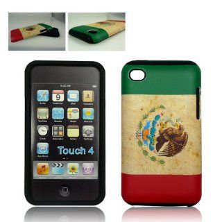 APPLE IPOD TOUCH 4 MEXICAN FLAG HYBRID CASE COVER