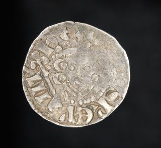 Medieval English King Henry III Hammered Silver Penny Coin   Brussels